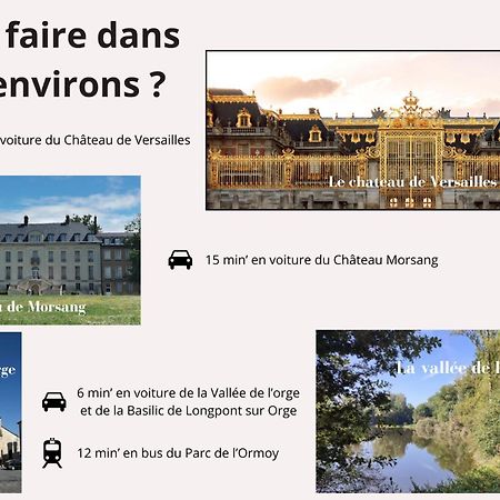 Cosy Revy - Proche Paris Leilighet Saint-Michel-sur-Orge Eksteriør bilde
